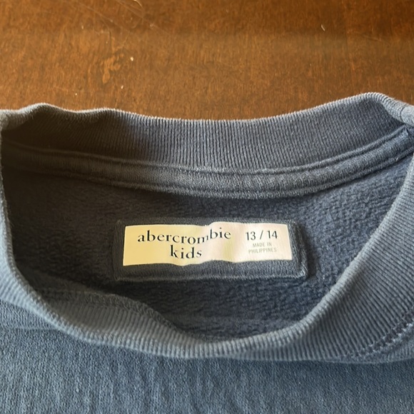 Abercrombie Kids sweatshirt 13/14 gently used. Navy blue. - Picture 2 of 3